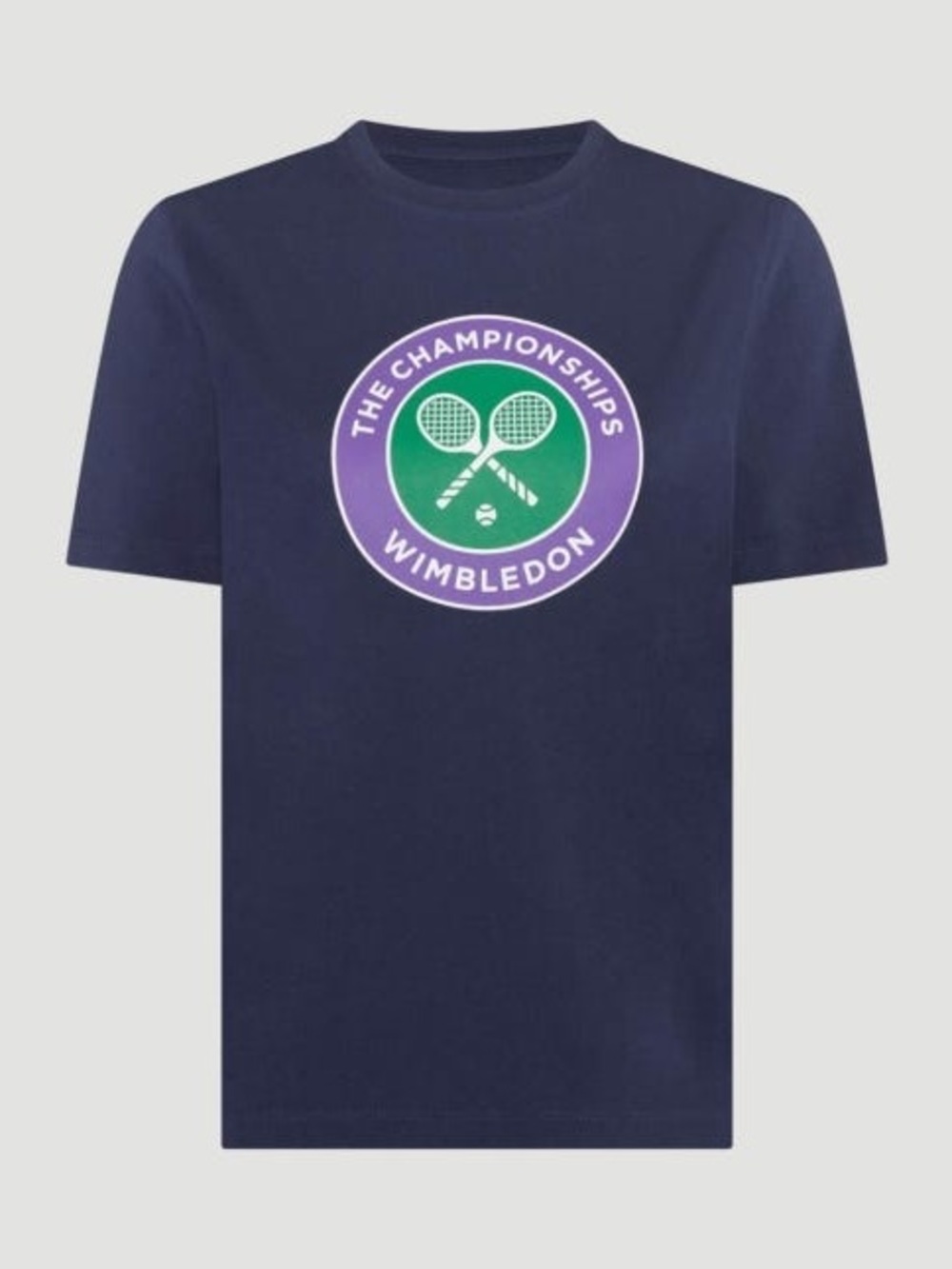 Wimbledon Navy Logo Crewneck Tee